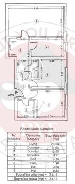 Plaza Residence | 3 camere | Decomandat | 74mp | B12888